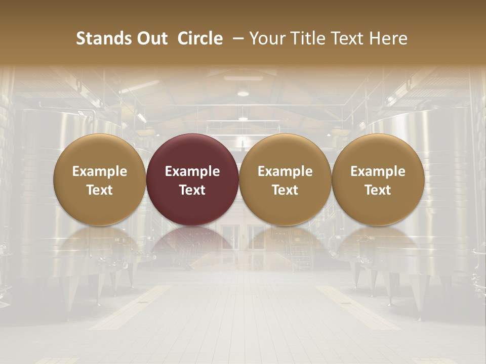 Gironde Container Food PowerPoint Template