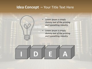 Gironde Container Food PowerPoint Template
