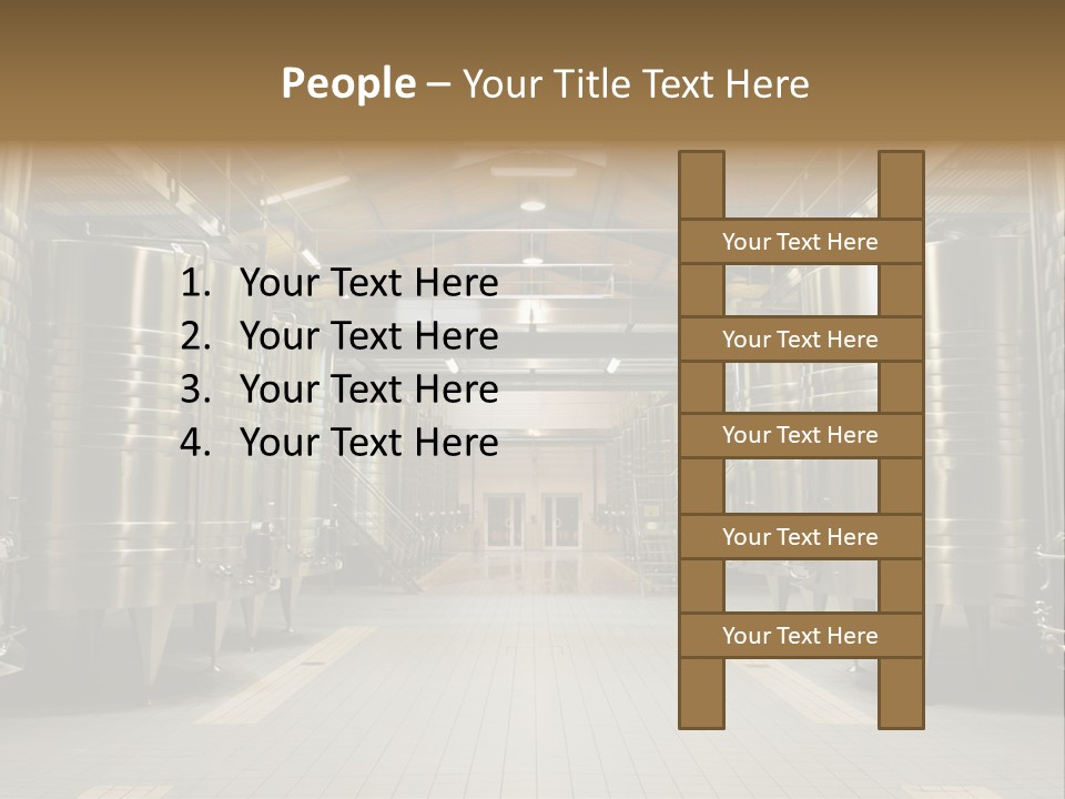 Gironde Container Food PowerPoint Template