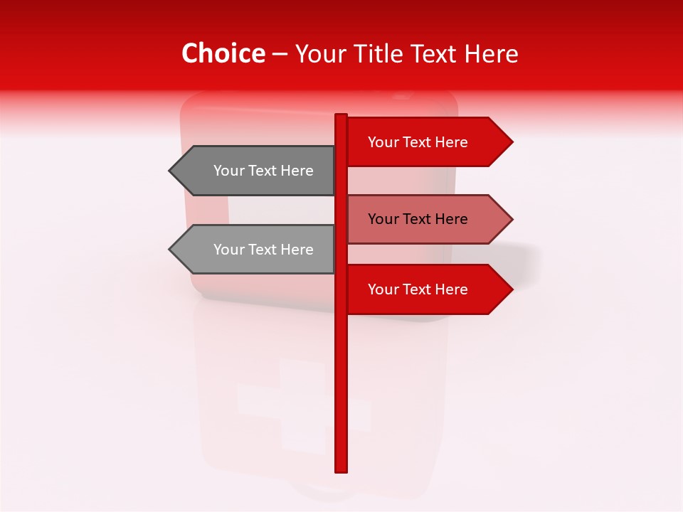 Pink Symbol Internet PowerPoint Template