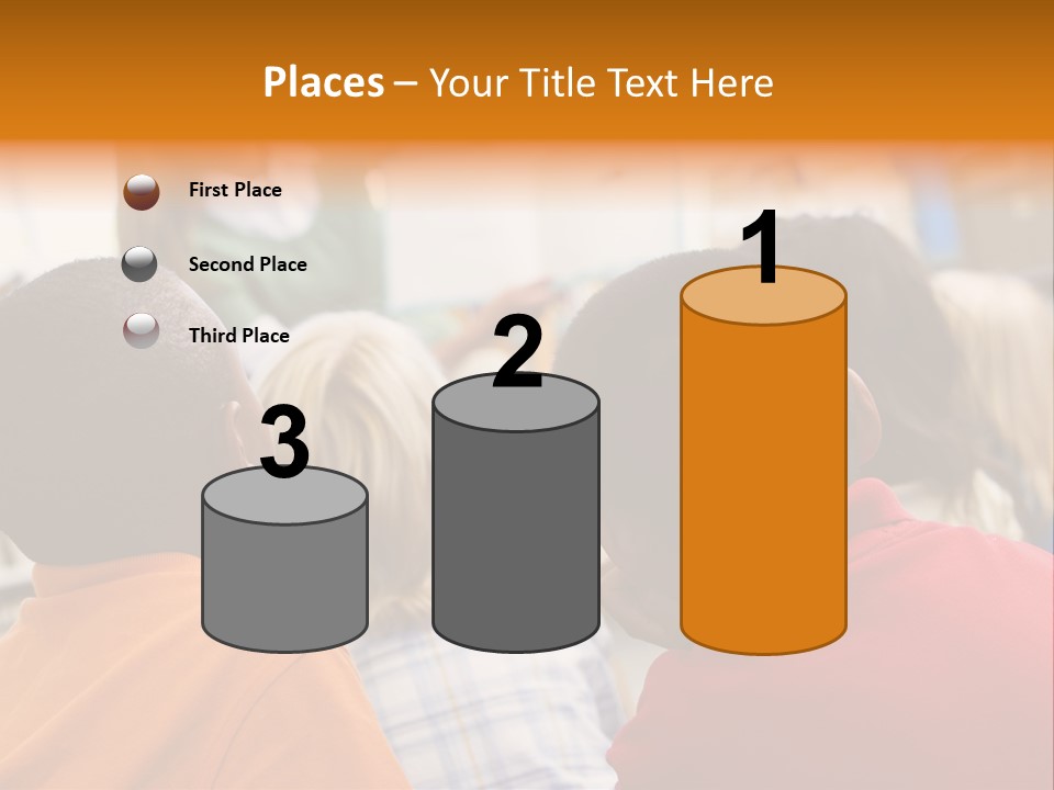 Boys Teacher Elementary PowerPoint Template