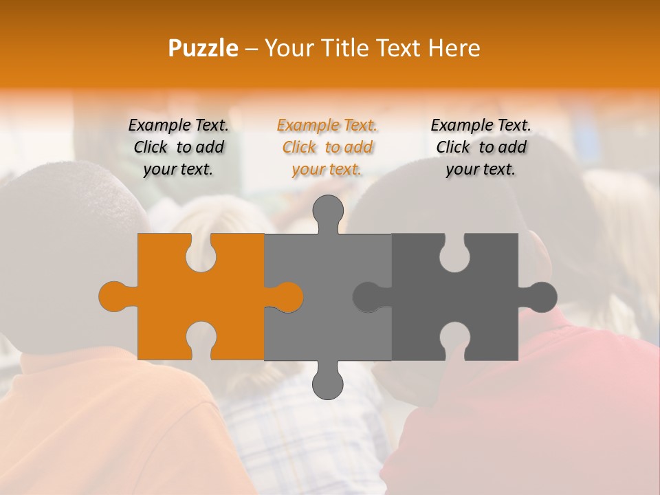 Boys Teacher Elementary PowerPoint Template