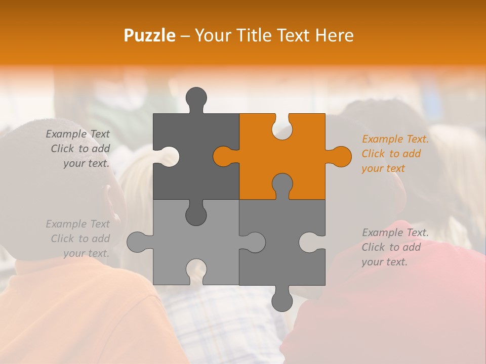 Boys Teacher Elementary PowerPoint Template