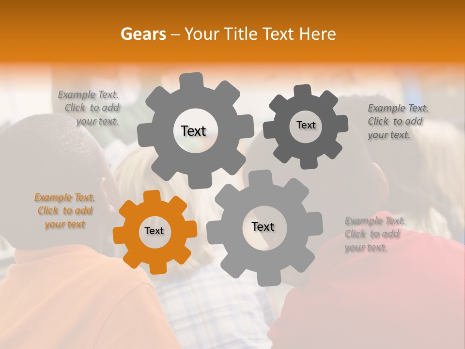 Boys Teacher Elementary PowerPoint Template