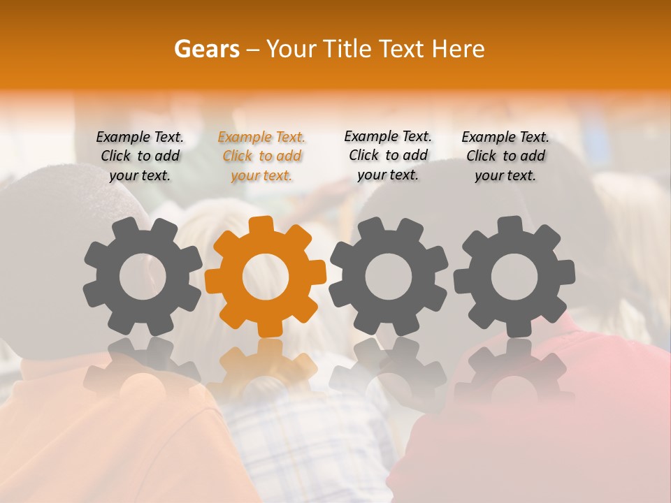 Boys Teacher Elementary PowerPoint Template