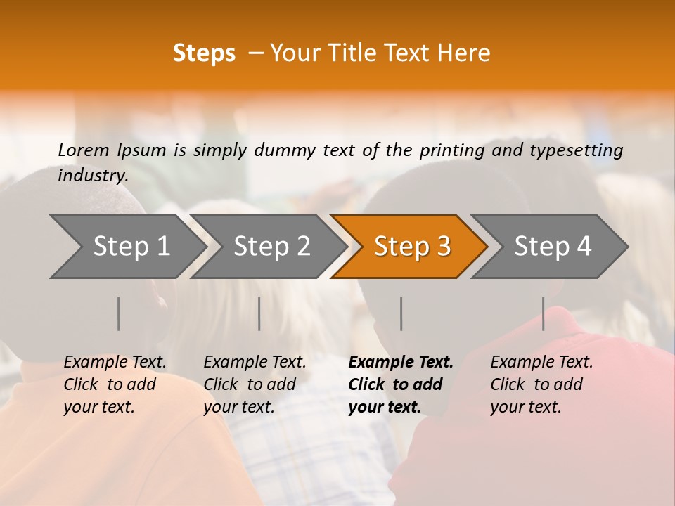 Boys Teacher Elementary PowerPoint Template