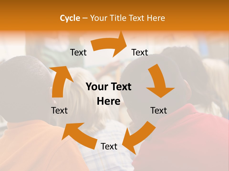 Boys Teacher Elementary PowerPoint Template