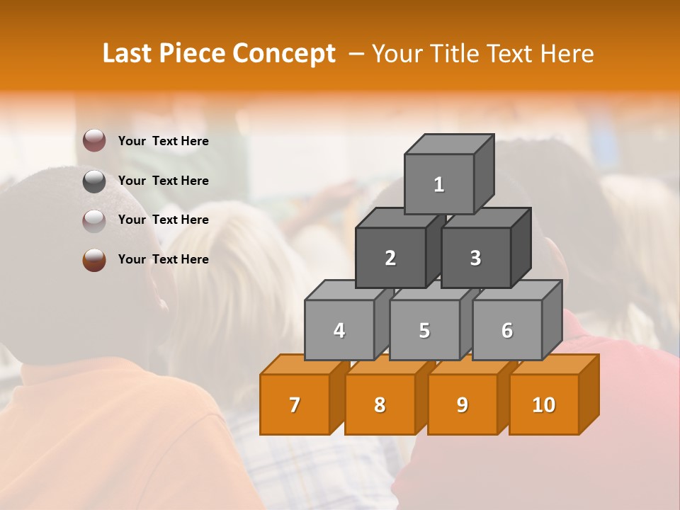 Boys Teacher Elementary PowerPoint Template