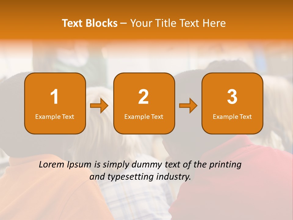 Boys Teacher Elementary PowerPoint Template