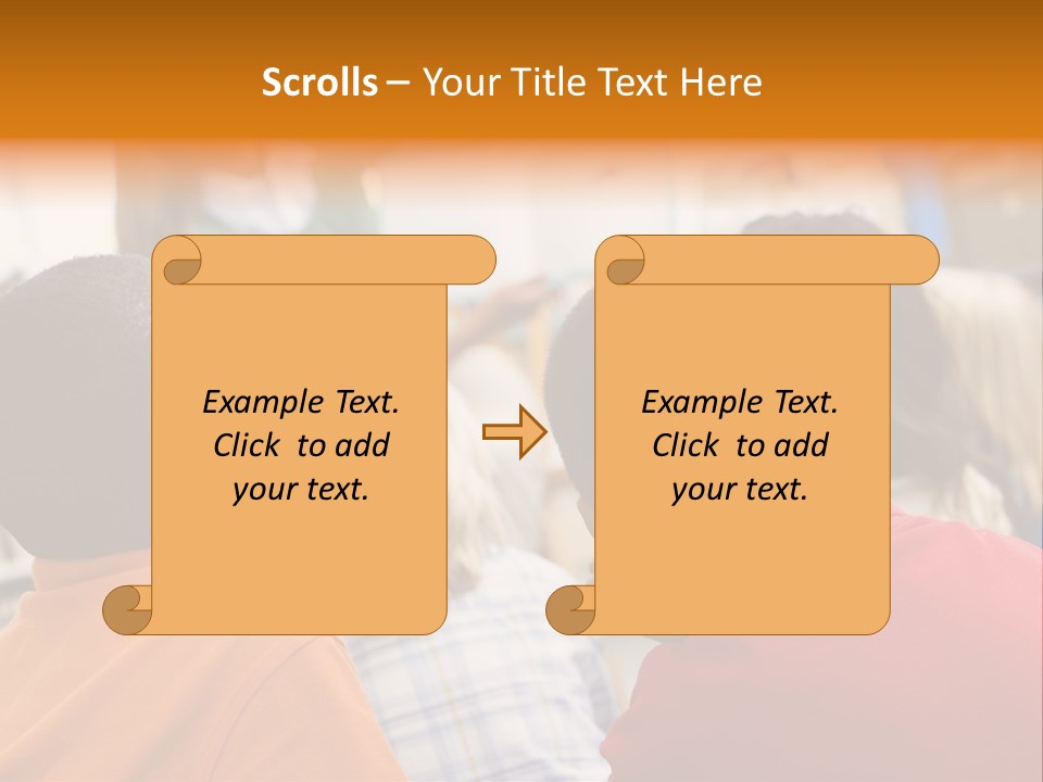 Boys Teacher Elementary PowerPoint Template
