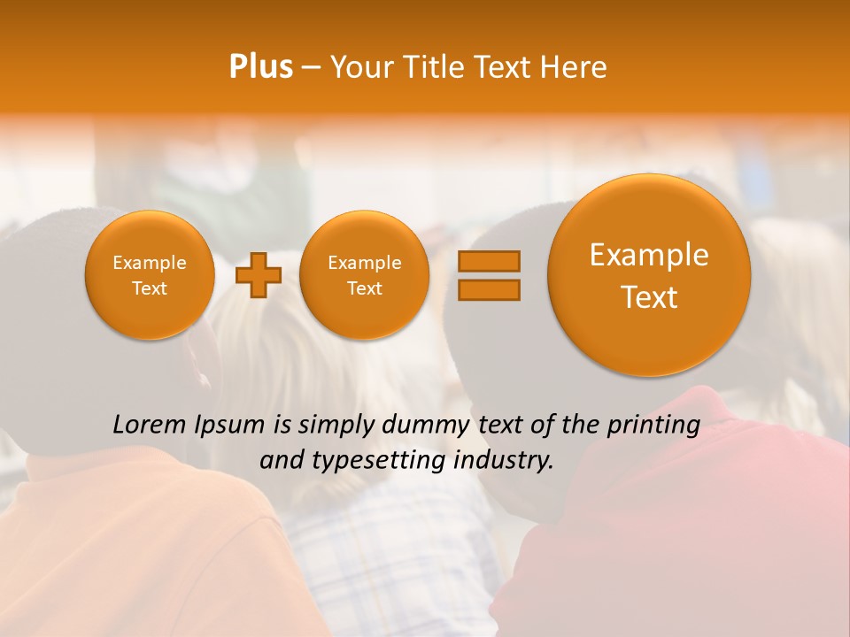 Boys Teacher Elementary PowerPoint Template