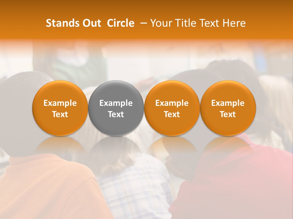 Boys Teacher Elementary PowerPoint Template