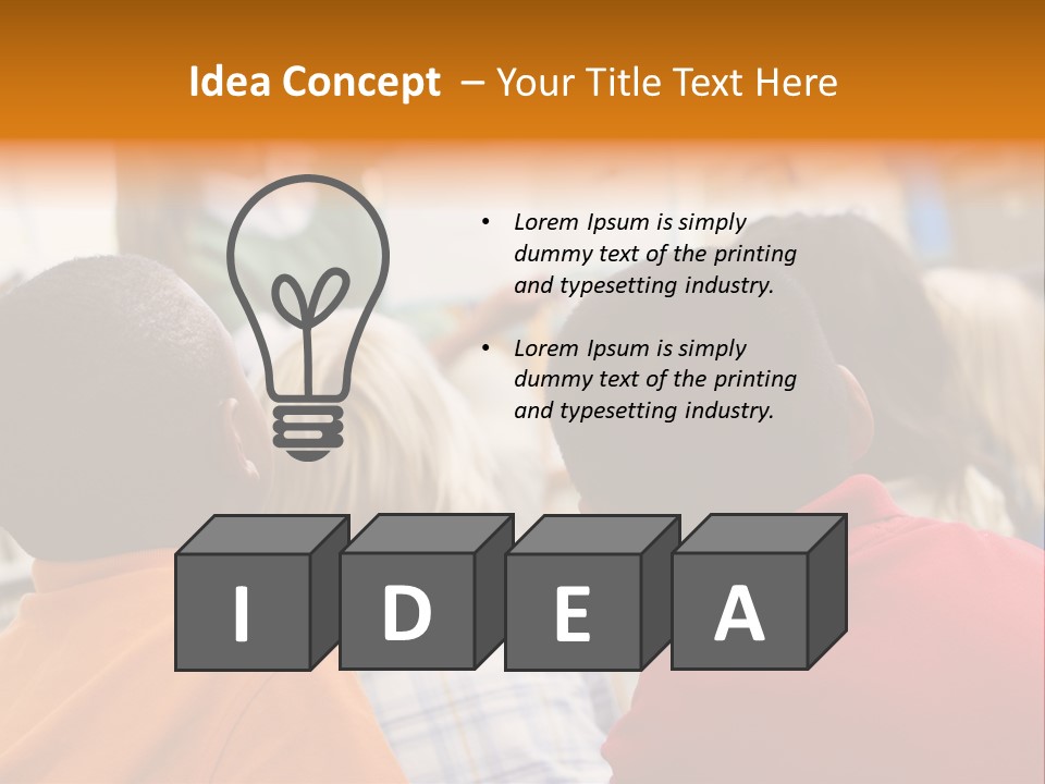 Boys Teacher Elementary PowerPoint Template