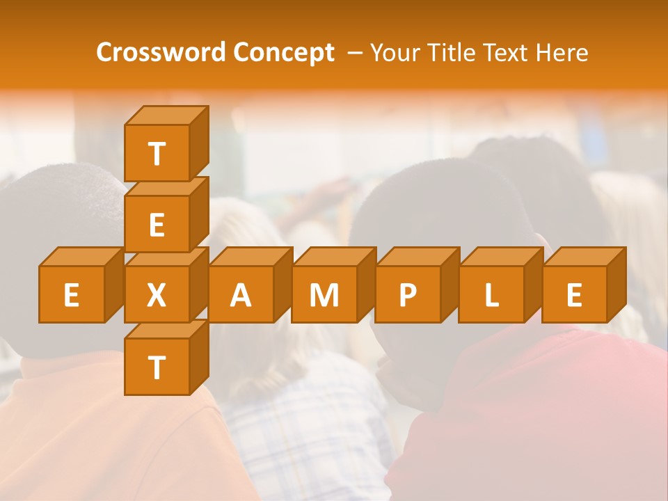 Boys Teacher Elementary PowerPoint Template