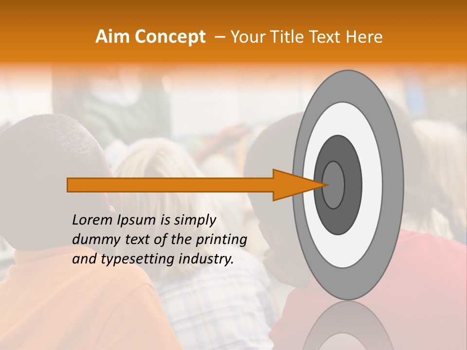 Boys Teacher Elementary PowerPoint Template