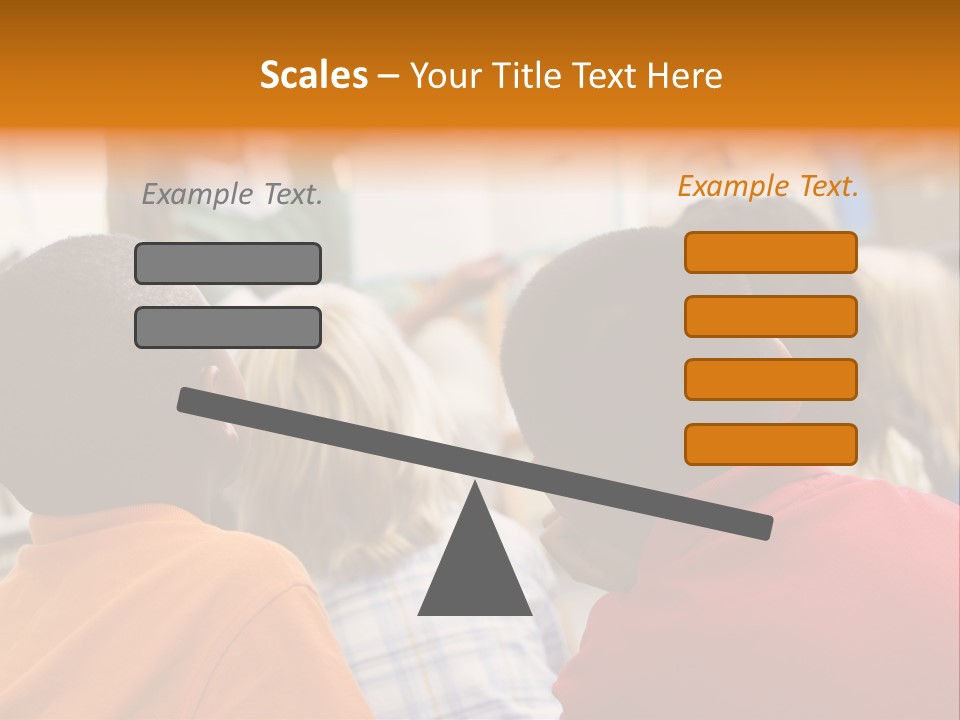 Boys Teacher Elementary PowerPoint Template