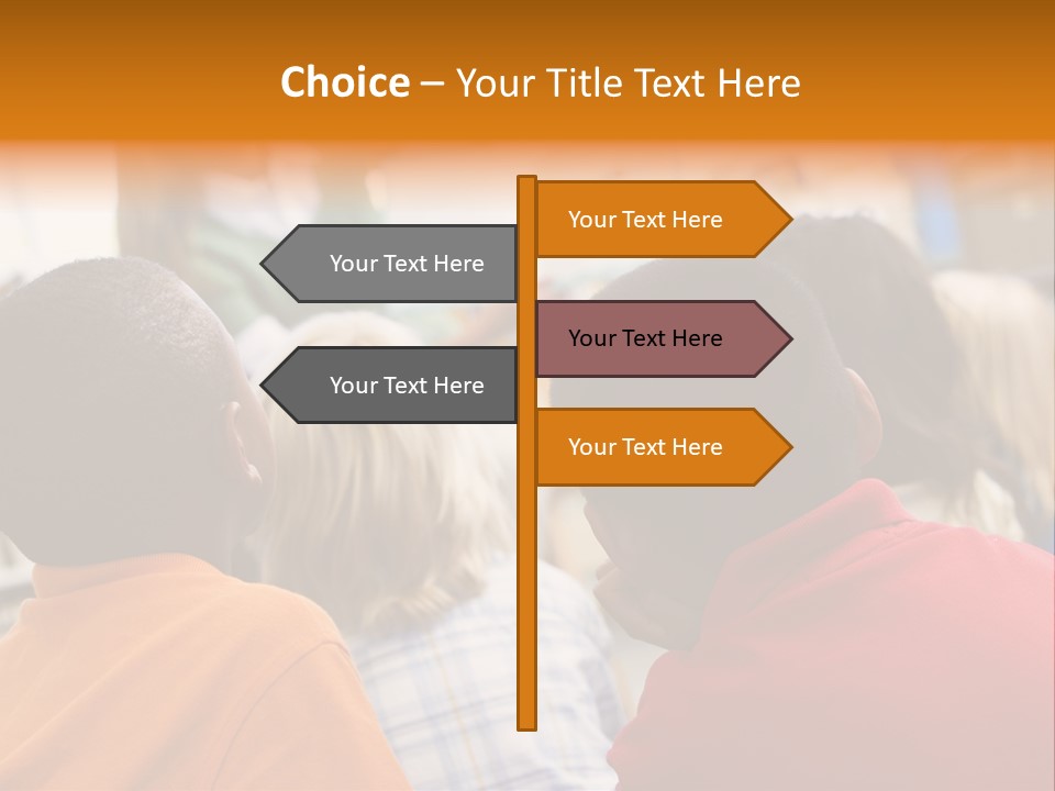 Boys Teacher Elementary PowerPoint Template