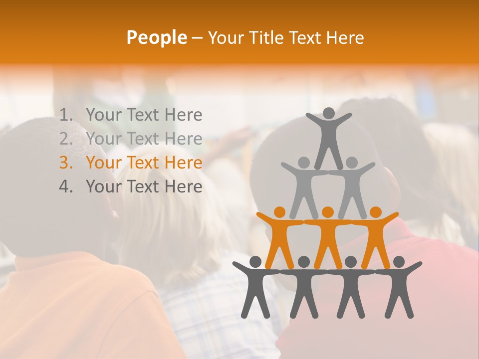 Boys Teacher Elementary PowerPoint Template