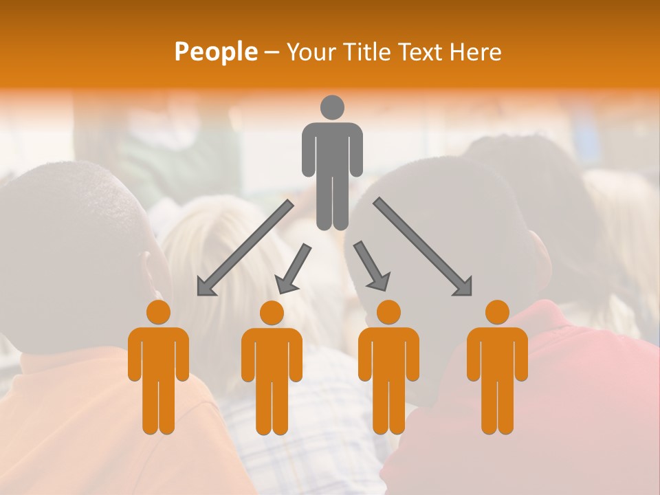 Boys Teacher Elementary PowerPoint Template