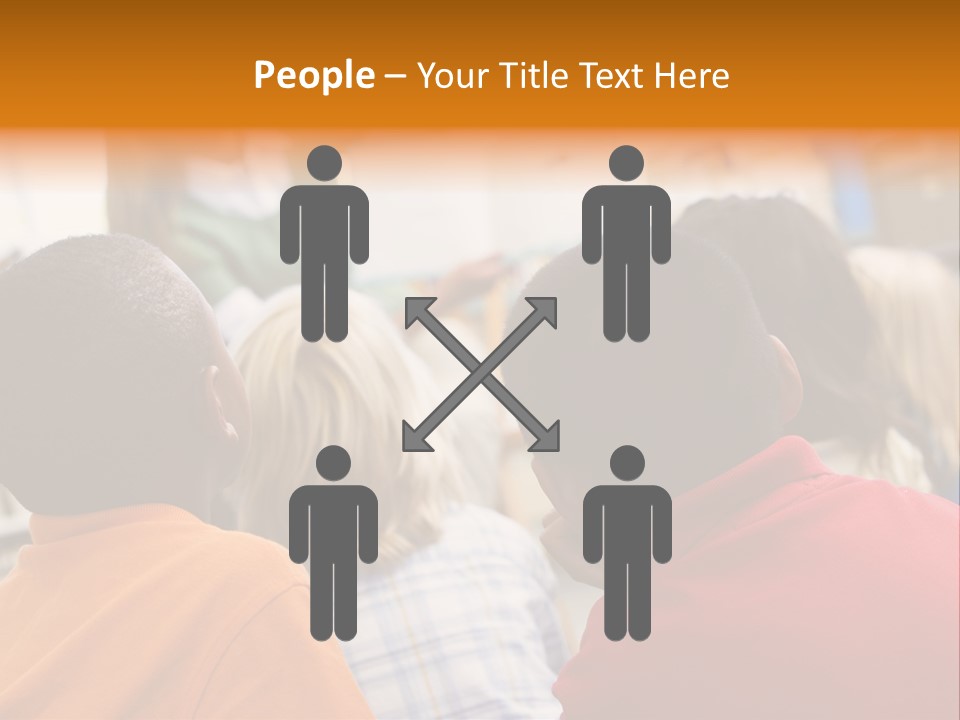 Boys Teacher Elementary PowerPoint Template