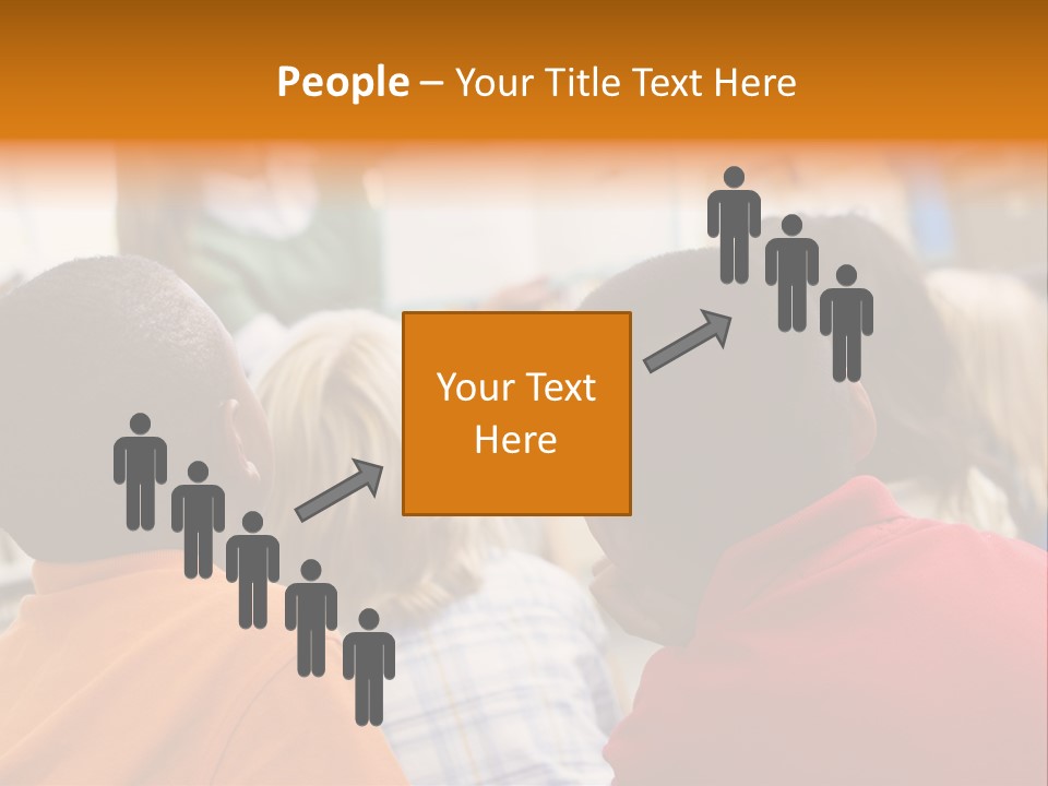 Boys Teacher Elementary PowerPoint Template