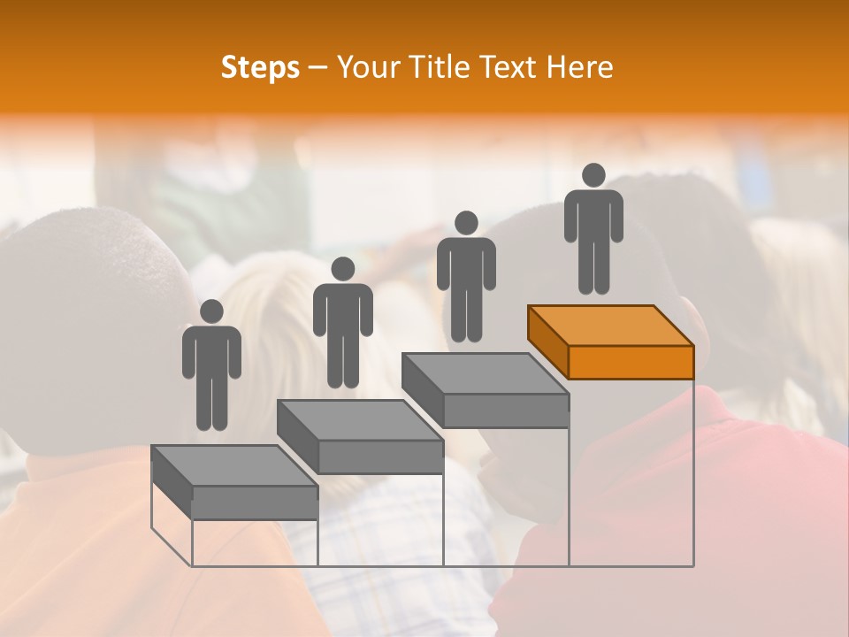 Boys Teacher Elementary PowerPoint Template