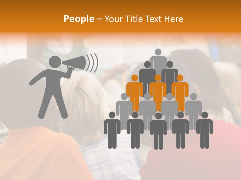 Boys Teacher Elementary PowerPoint Template