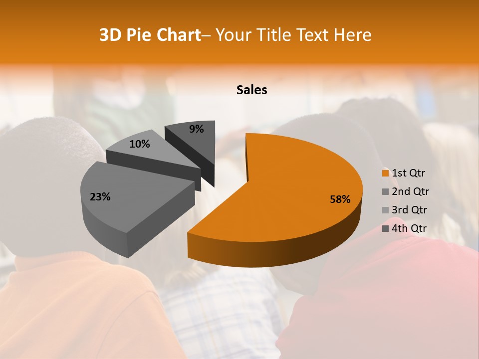 Boys Teacher Elementary PowerPoint Template