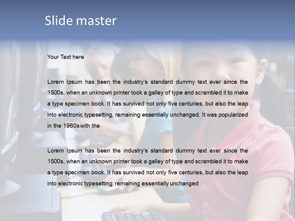 Background Camera Chinese PowerPoint Template