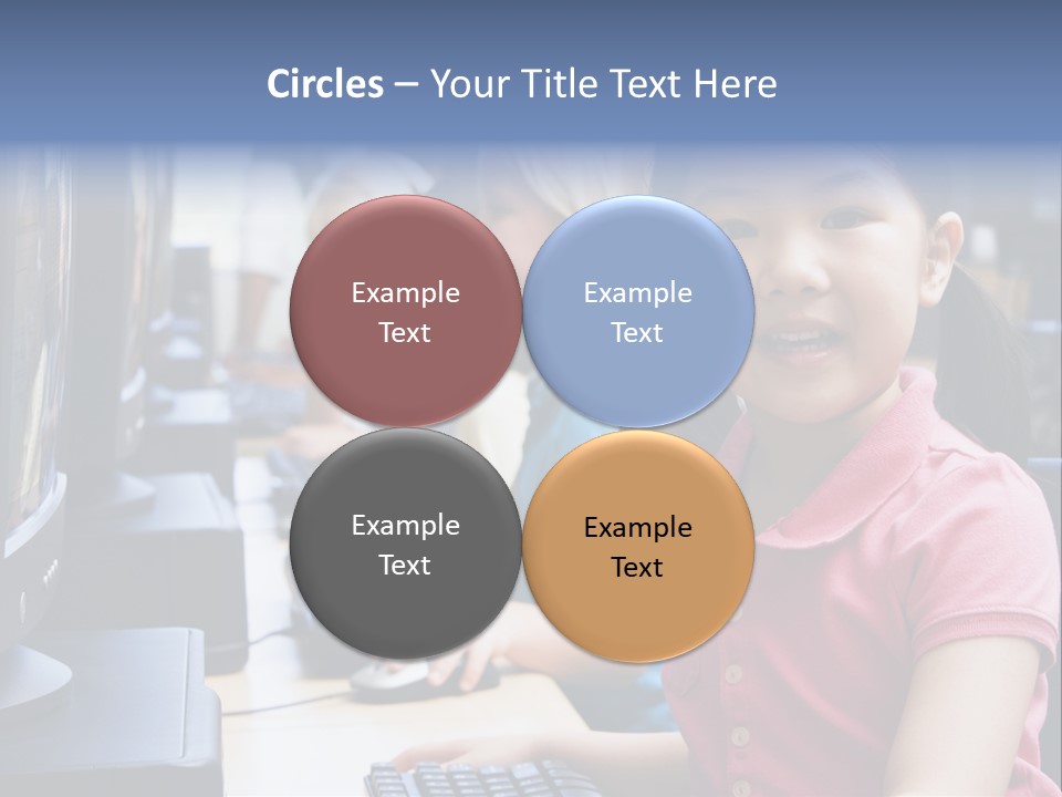 Background Camera Chinese PowerPoint Template