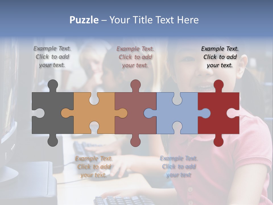 Background Camera Chinese PowerPoint Template