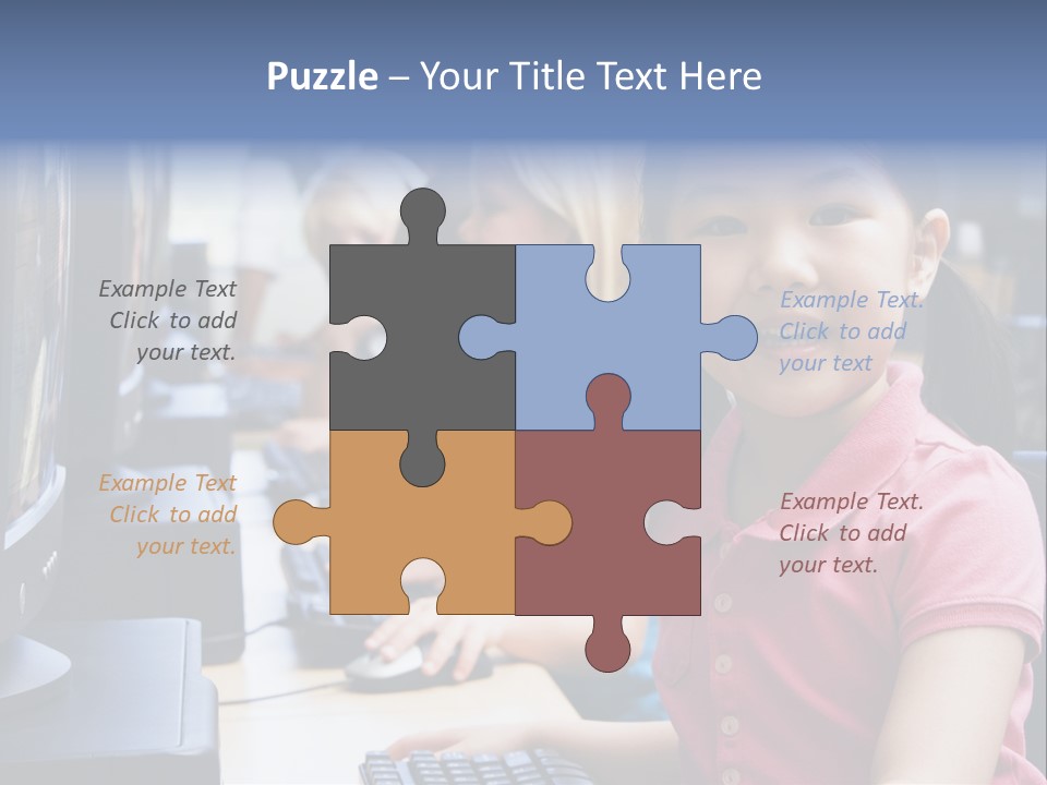 Background Camera Chinese PowerPoint Template