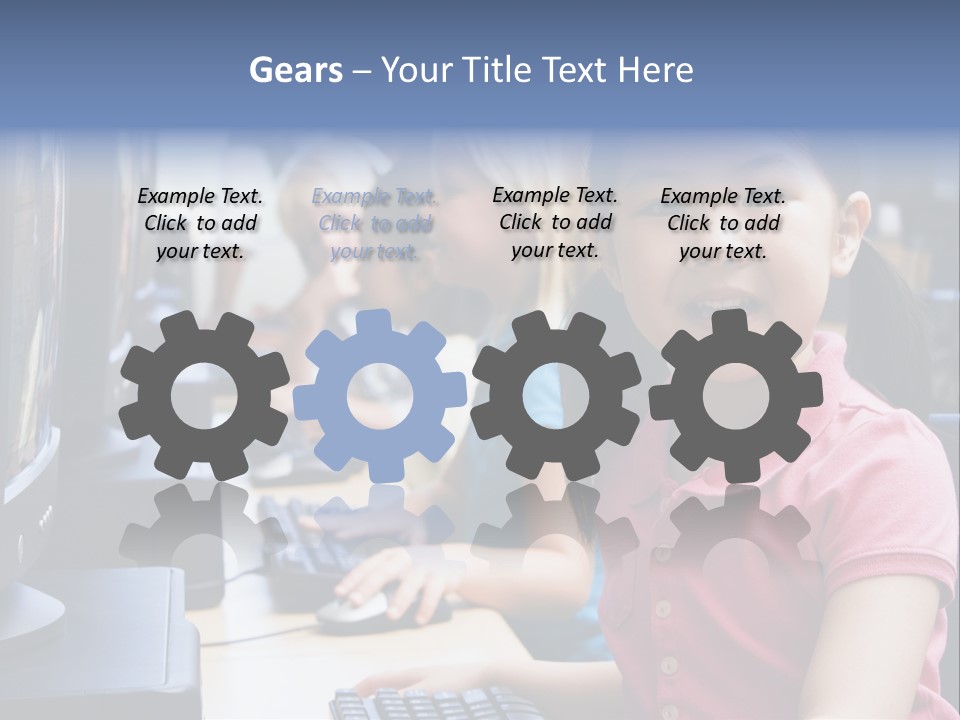 Background Camera Chinese PowerPoint Template