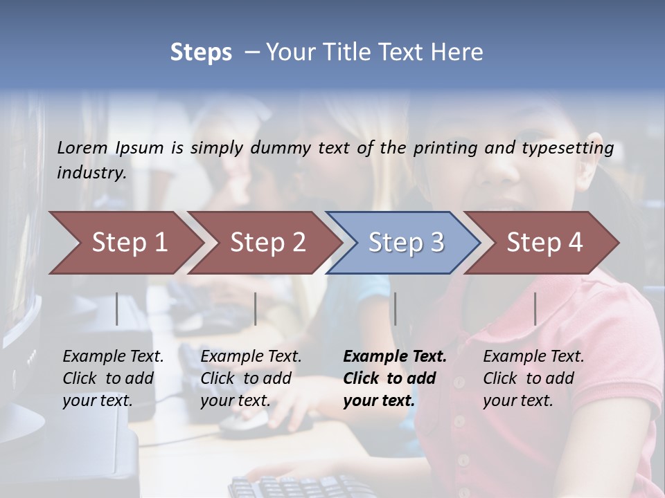 Background Camera Chinese PowerPoint Template