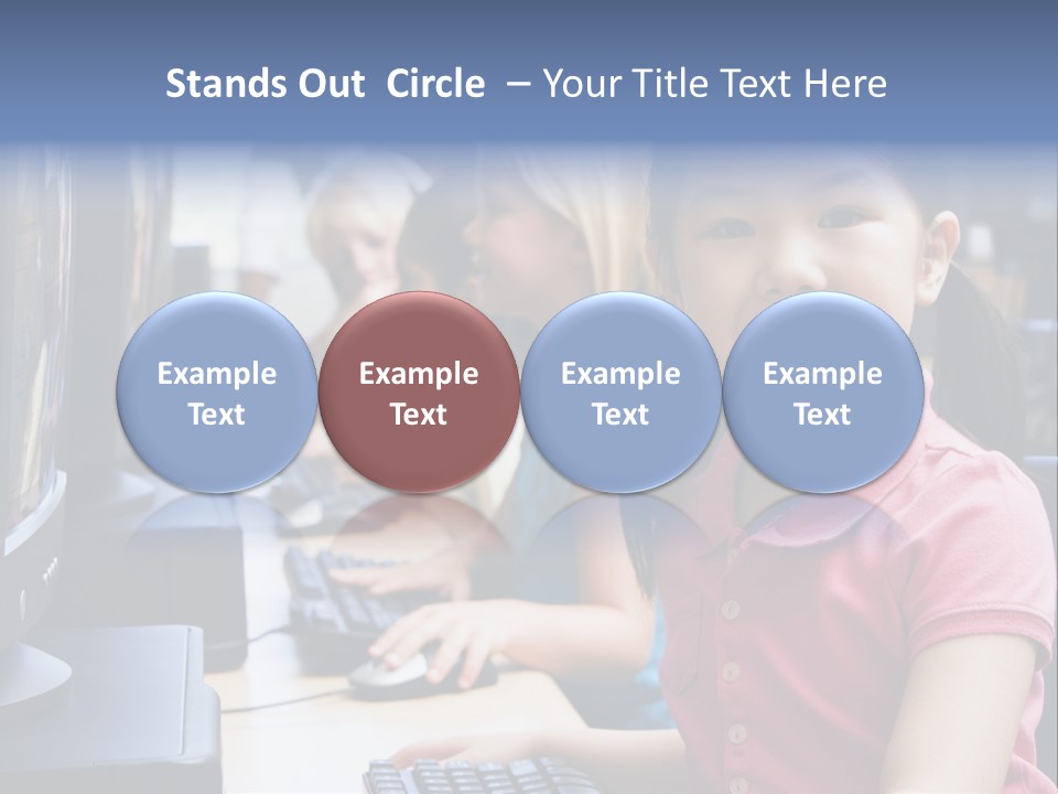 Background Camera Chinese PowerPoint Template