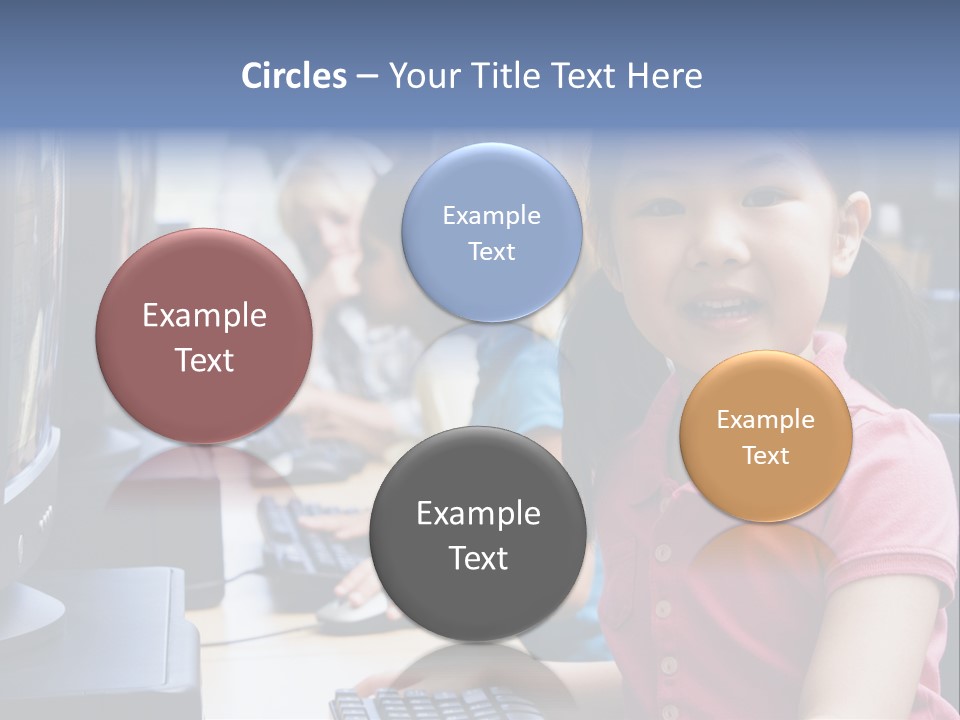 Background Camera Chinese PowerPoint Template