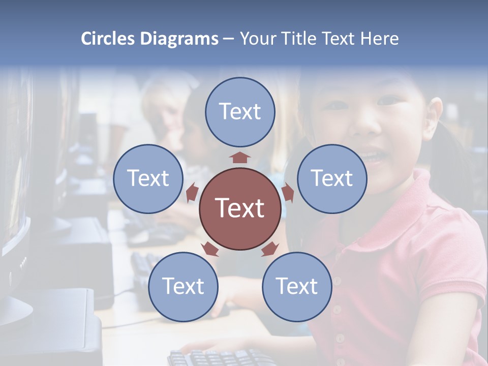 Background Camera Chinese PowerPoint Template