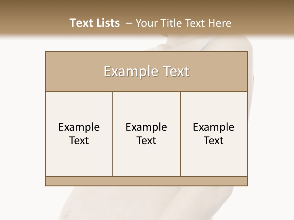 A Pregnant Woman Is Holding Her Stomach PowerPoint Template