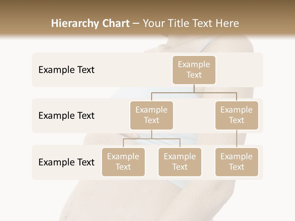 A Pregnant Woman Is Holding Her Stomach PowerPoint Template