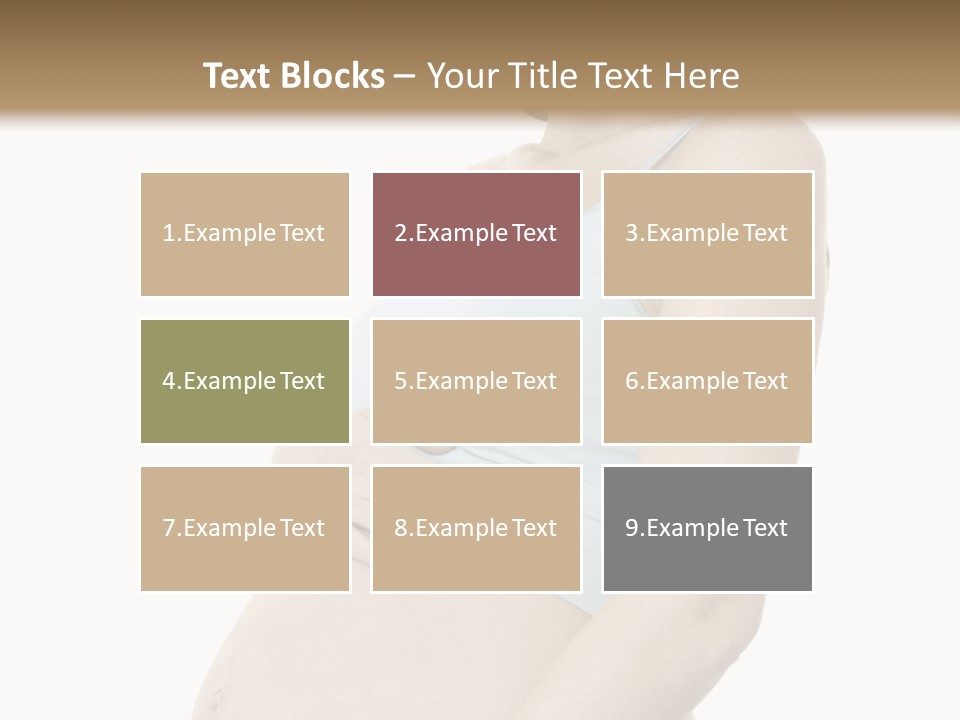 A Pregnant Woman Is Holding Her Stomach PowerPoint Template