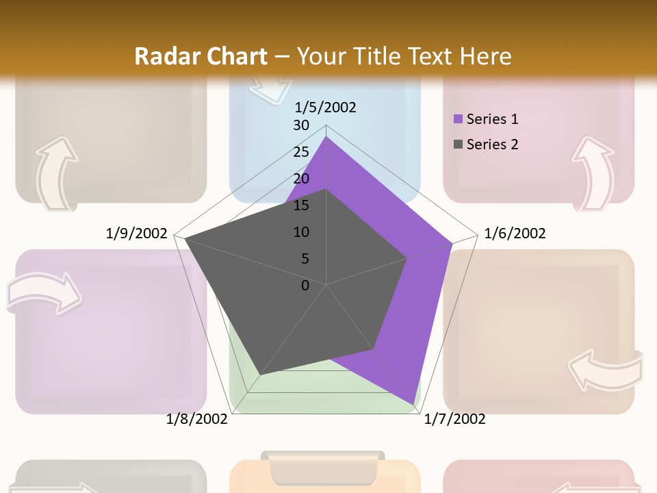 A Set Of Different Colored Folders With Arrows On Them PowerPoint Template