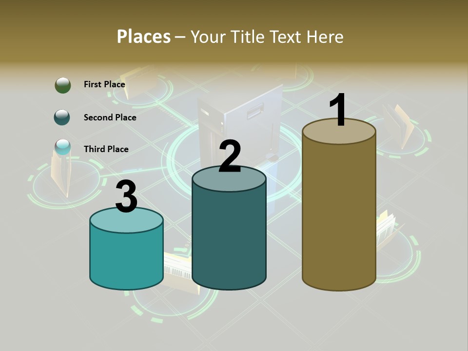 Yellow Hosting Page PowerPoint Template