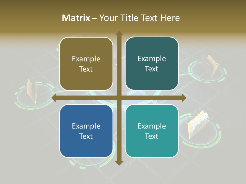 Yellow Hosting Page PowerPoint Template