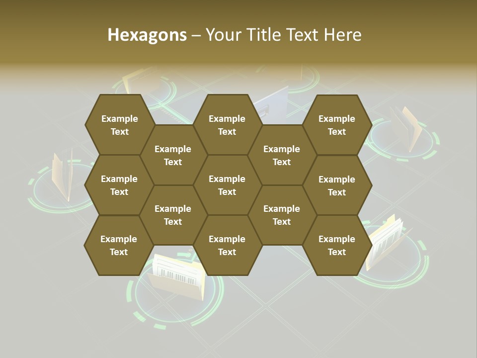Yellow Hosting Page PowerPoint Template
