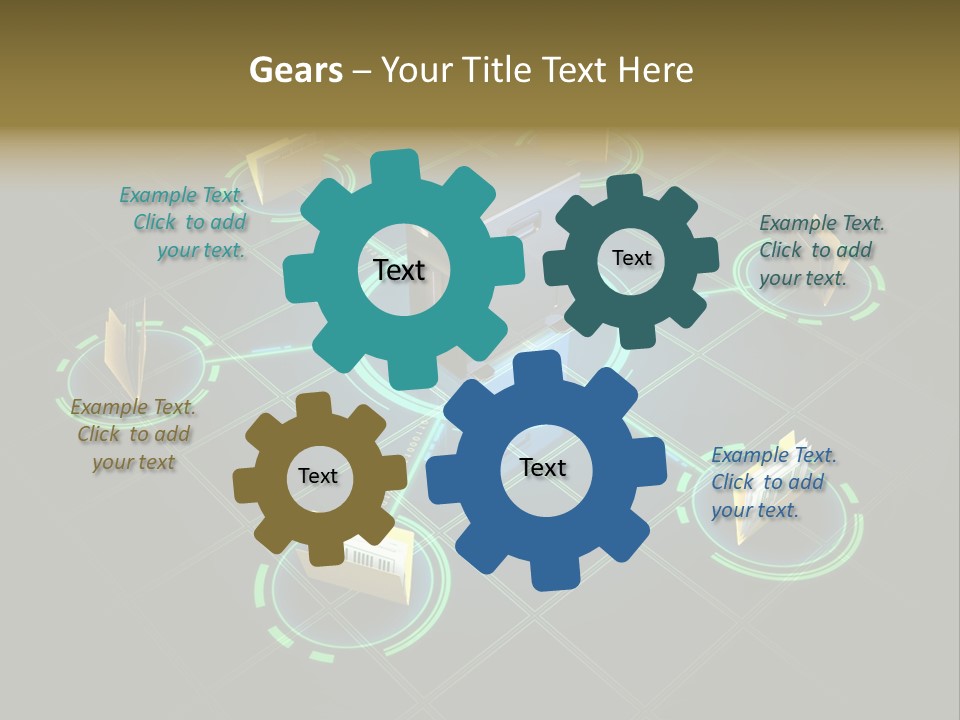 Yellow Hosting Page PowerPoint Template