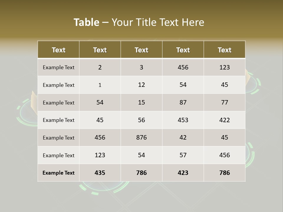 Yellow Hosting Page PowerPoint Template