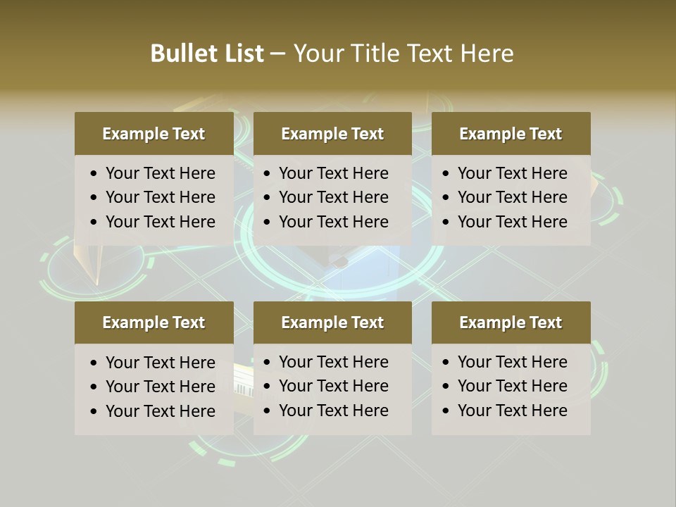 Yellow Hosting Page PowerPoint Template