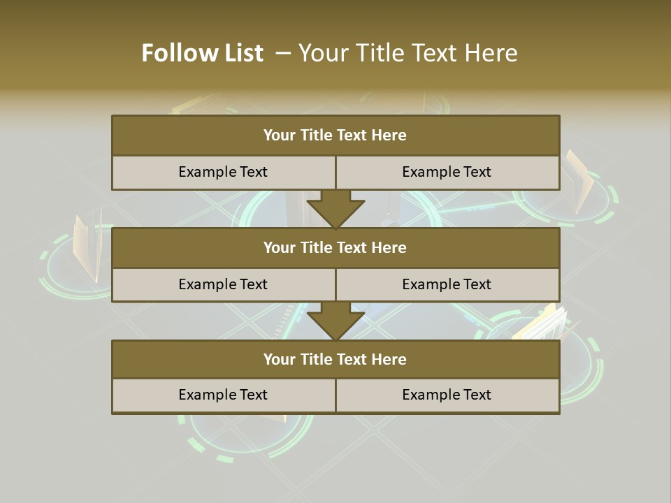Yellow Hosting Page PowerPoint Template