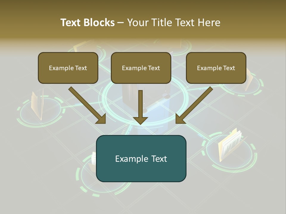 Yellow Hosting Page PowerPoint Template