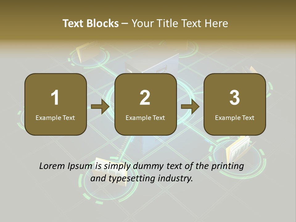 Yellow Hosting Page PowerPoint Template